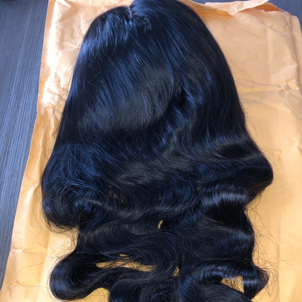 NEW 18” 150% density 100% human hair body wave wig